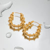 1 Pair Ig Style Geometric Plating Stainless Steel 18k Gold Plated Earrings