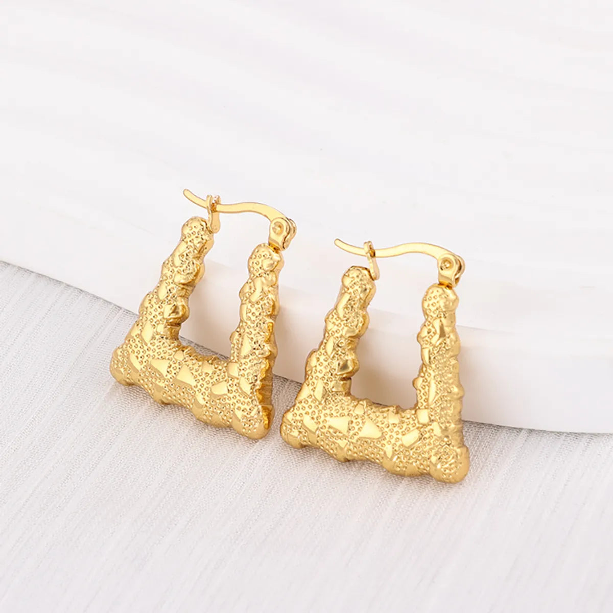 1 Pair Ig Style Geometric Plating Stainless Steel Earrings