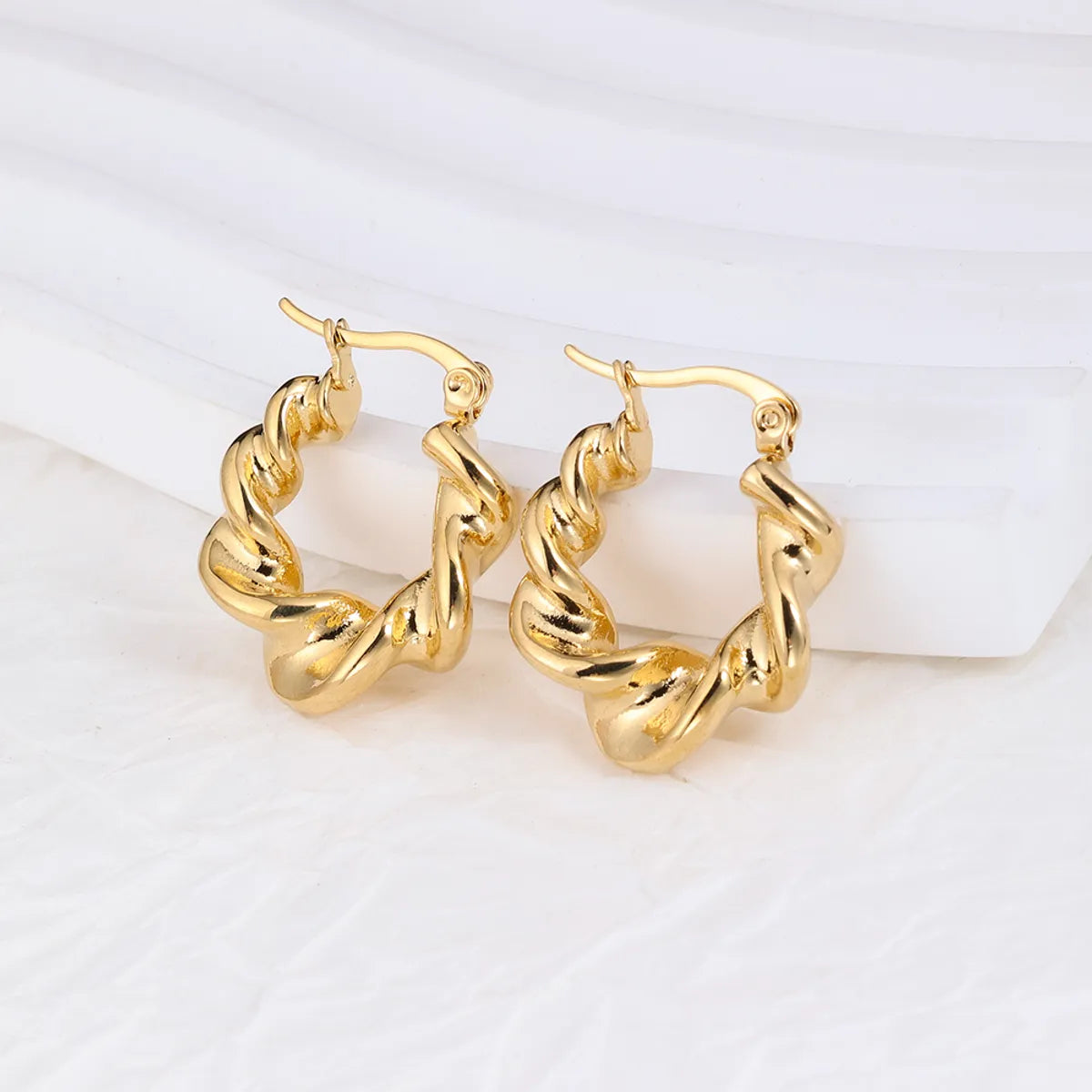 1 Pair IG Style Geometric Plating Stainless Steel Earrings