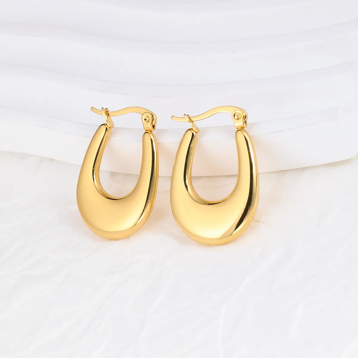 1 Pair IG Style Geometric Plating Stainless Steel Earrings