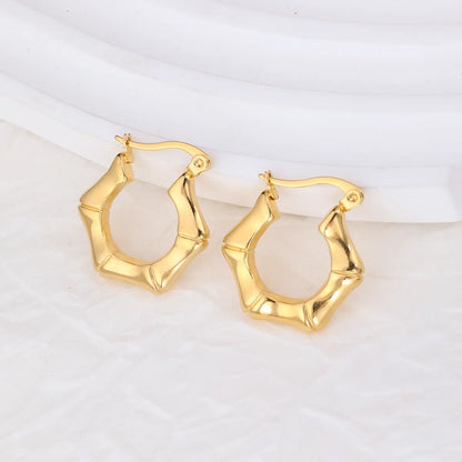 1 Pair IG Style Geometric Plating Stainless Steel Earrings