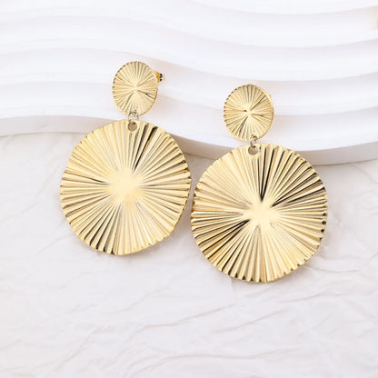 1 Pair IG Style Geometric Plating Stainless Steel Earrings