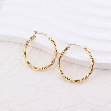 1 Pair IG Style Geometric Plating Stainless Steel Earrings