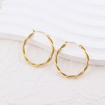 1 Pair IG Style Geometric Plating Stainless Steel Earrings