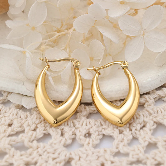 1 Pair IG Style Geometric Plating Stainless Steel Earrings