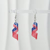 1 Pair IG Style Hip-Hop National Flag Letter Eagle Arylic Drop Earrings