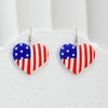 1 Pair IG Style Hip-Hop National Flag Letter Eagle Arylic Drop Earrings