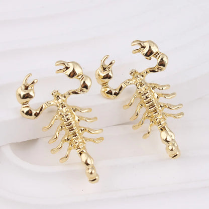 1 Pair IG Style Hip-Hop Scorpion Zinc Alloy Ear Studs