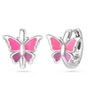 1 Pair IG Style Korean Style Dragonfly Butterfly Plating Sterling Silver Earrings Ear Studs