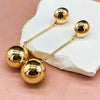 1 Pair IG Style Modern Style Cool Style Ball Copper Drop Earrings