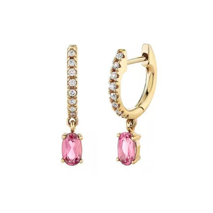 1 Pair Ig Style Modern Style Geometric Inlay Copper Zircon Drop Earrings