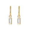 1 Pair IG Style Modern Style U Shape Geometric Heart Shape Inlay Copper Zircon Drop Earrings
