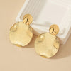 1 Pair Ig Style Nordic Style Original Design Round Plating Alloy Ear Studs