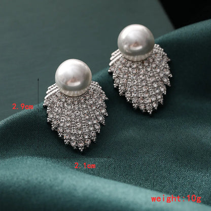 1 Pair Ig Style Shiny Star Plating Inlay Alloy Rhinestones Zircon Silver Plated Ear Studs