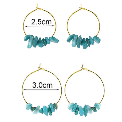 1 Pair Ig Style Simple Style Color Block Plating Copper 18k Gold Plated Hoop Earrings