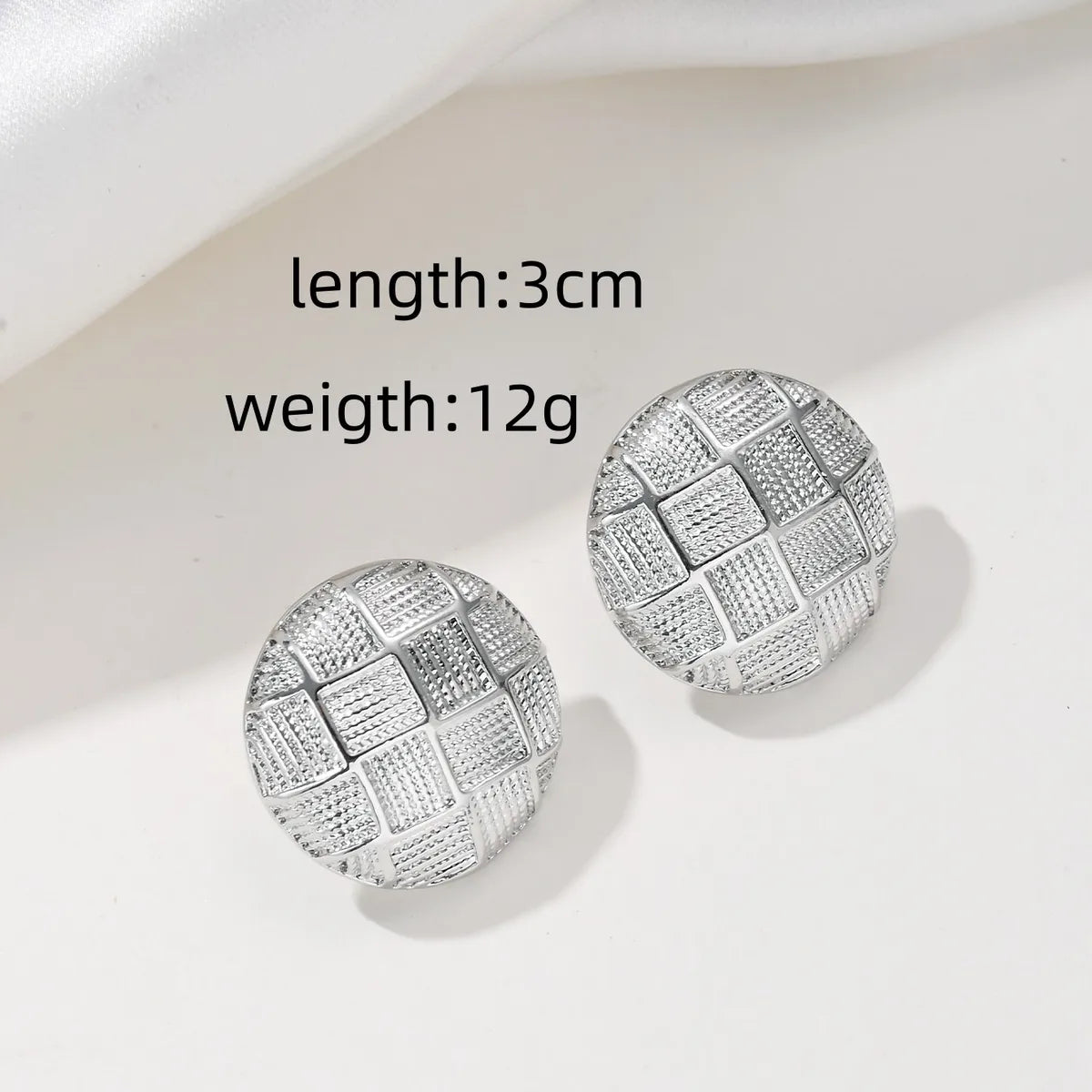 1 Pair IG Style Simple Style Geometric Alloy Ear Studs