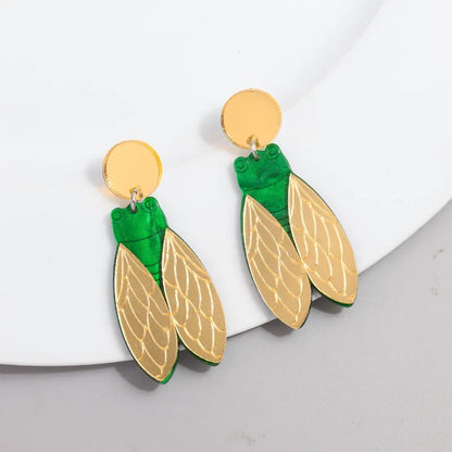 1 Pair Ig Style Simple Style Insect Arylic Drop Earrings