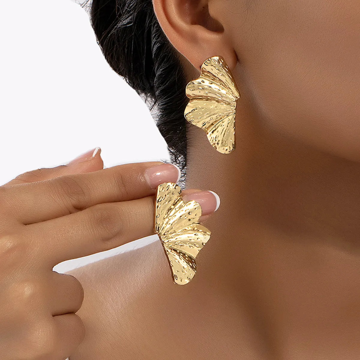 1 Pair Ig Style Simple Style Wings Butterfly Plating Alloy Ear Studs