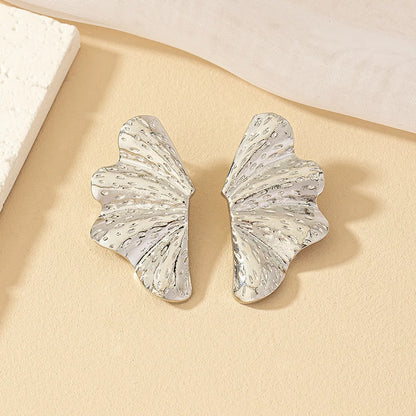 1 Pair Ig Style Simple Style Wings Butterfly Plating Alloy Ear Studs