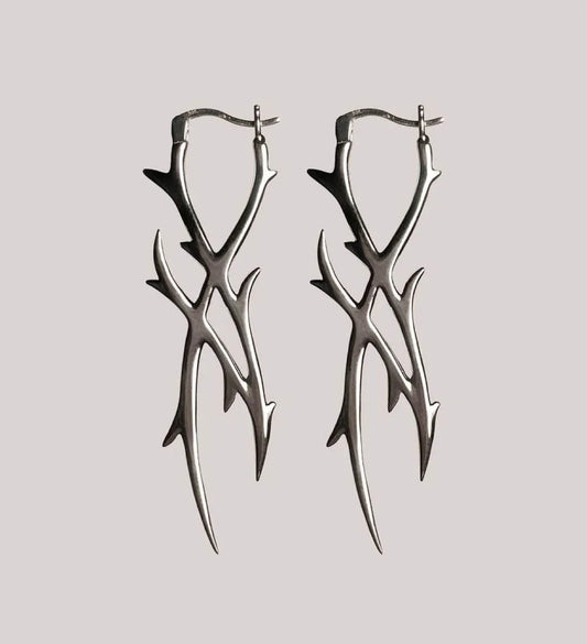 1 Pair Ig Style Solid Color Alloy Drop Earrings