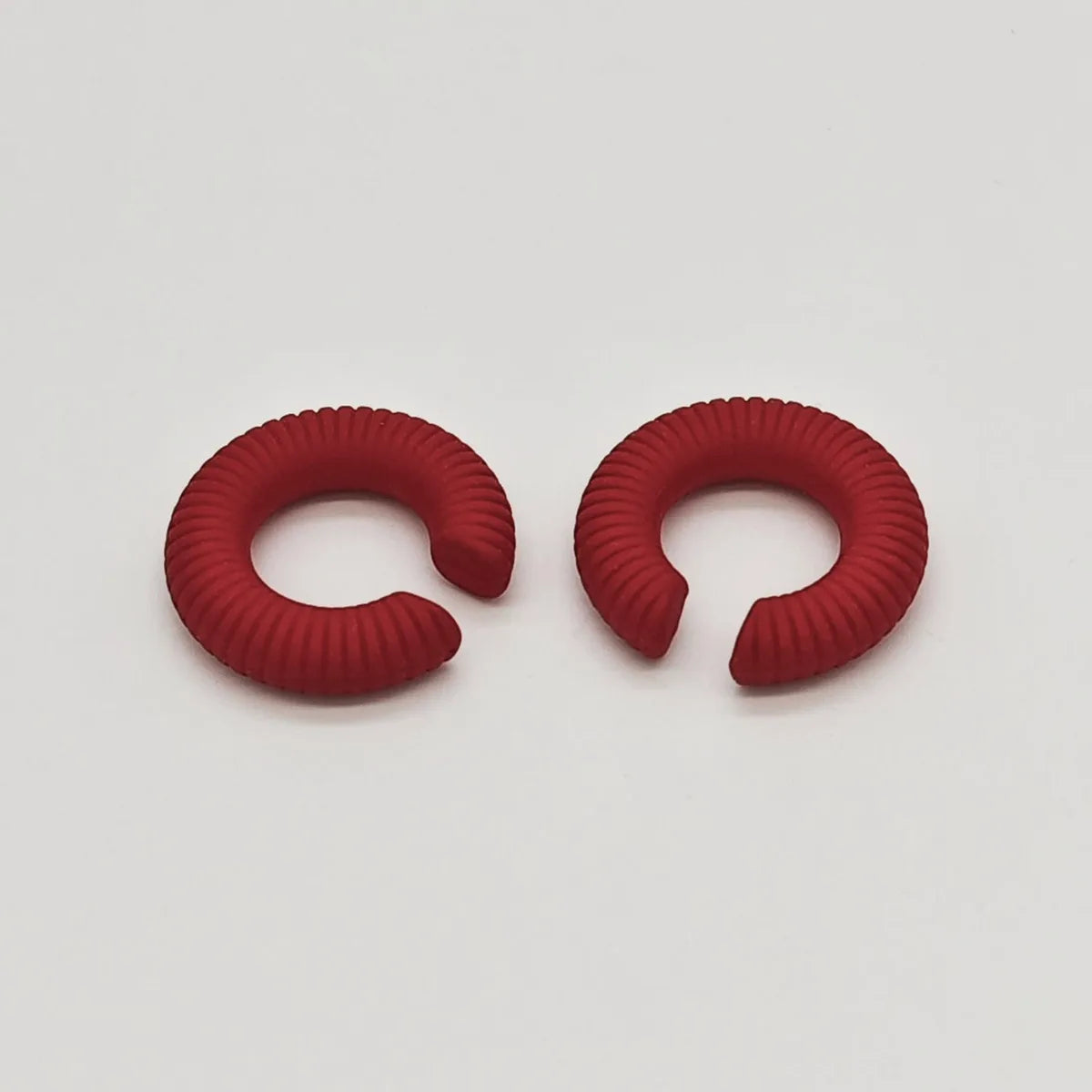 1 Pair IG Style Solid Color Arylic Ear Cuffs