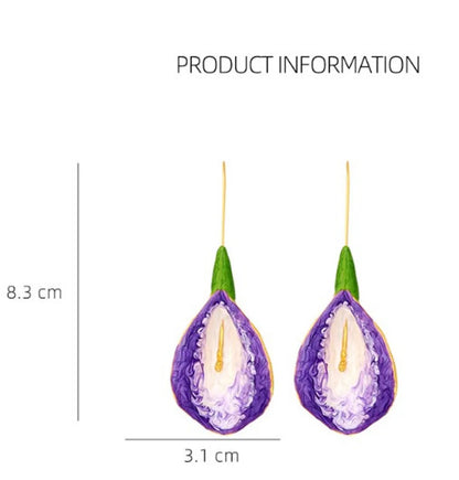 1 Pair IG Style Sweet Flower Enamel Zinc Alloy Drop Earrings