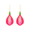 1 Pair IG Style Sweet Flower Enamel Zinc Alloy Drop Earrings