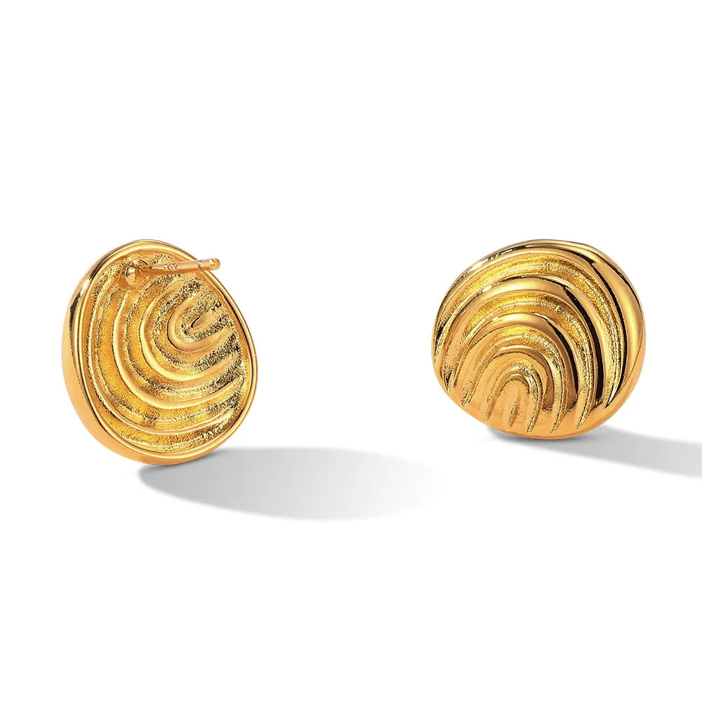 1 Pair IG Style Sweet Geometric Solid Color Copper Rose Gold Plated White Gold Plated Ear Studs