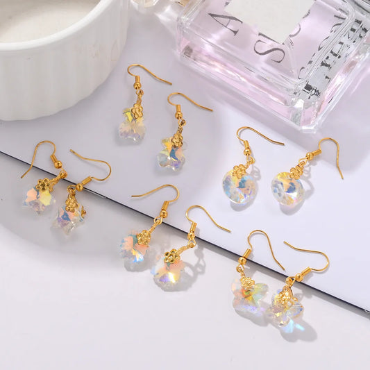 1 Pair IG Style Sweet Simple Style Bear Flower Butterfly Alloy Ear Hook