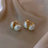 1 Pair IG Style Water Droplets Flower Bow Knot Inlay Alloy Rhinestones Opal Pearl Drop Earrings Earrings Ear Studs