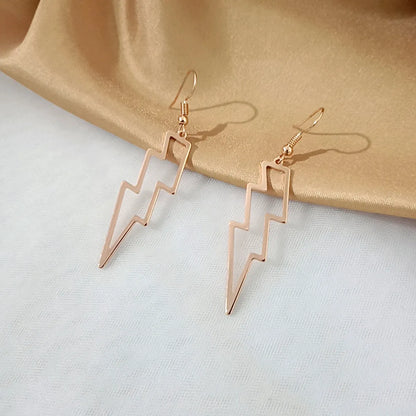 1 Pair Ins Style Geometric Metal Plating Women's Earrings