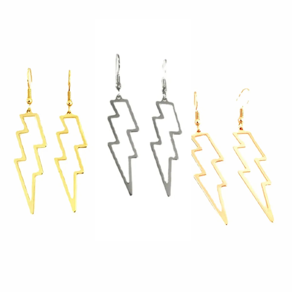 1 Pair Ins Style Geometric Metal Plating Women's Earrings