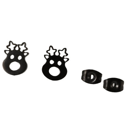 1 Pair Lady Animal Stainless Steel Irregular Plating Ear Studs