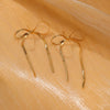 1 Pair Lady Bow Knot Pearl Plating Bowknot 304 Stainless Steel 18K Gold Plated Drop Earrings