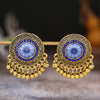 1 Pair Lady Ethnic Style Streetwear Geometric Inlay Alloy Resin Rhinestones Drop Earrings