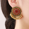 1 Pair Lady Ethnic Style Streetwear Geometric Inlay Alloy Resin Rhinestones Drop Earrings