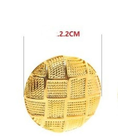 1 Pair Lady Geometric Plating Copper Ear Studs