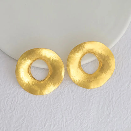 1 Pair Lady Irregular Plating Alloy Ear Studs