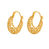 1 Pair Lady Sexy U Shape Plating Hollow Out 304 Stainless Steel Titanium Steel 18K Gold Plated Earrings
