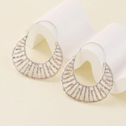 1 Pair Lady Streetwear Geometric Copper Earrings