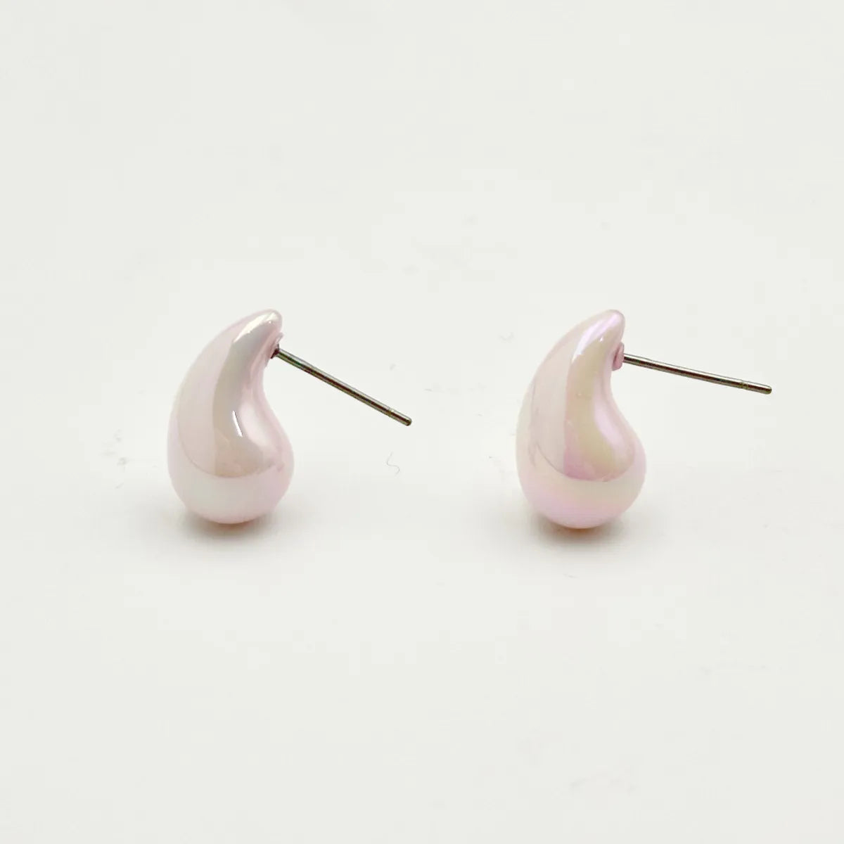 1 Pair Lady Sweet Water Droplets Arylic Ear Studs