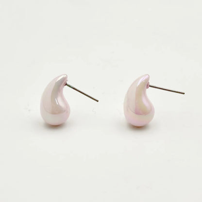 1 Pair Lady Sweet Water Droplets Arylic Ear Studs