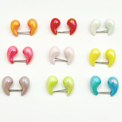 1 Pair Lady Sweet Water Droplets Arylic Ear Studs