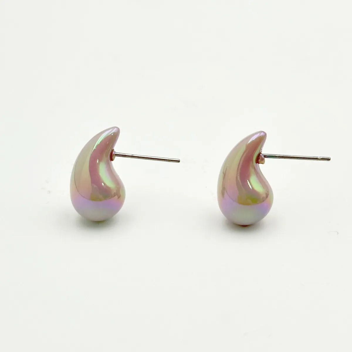 1 Pair Lady Sweet Water Droplets Arylic Ear Studs