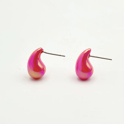 1 Pair Lady Sweet Water Droplets Arylic Ear Studs