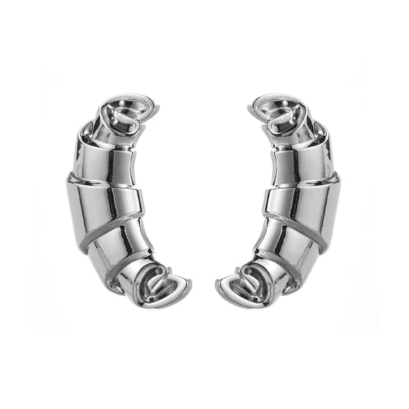 1 Pair Luxurious Horns Plating Alloy Gold Plated Silver Plated Ear Studs