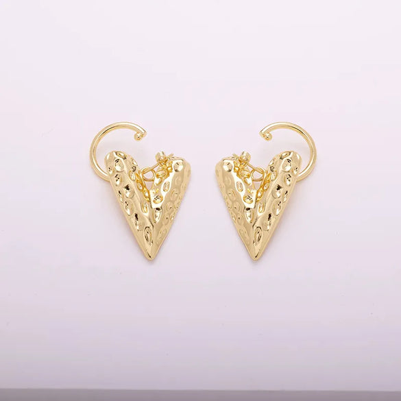 1 Pair Luxurious Simple Style Eye Solid Color Plating Inlay Copper Zircon Gold Plated Silver Plated Drop Earrings