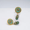 1 Pair Luxurious Simple Style Eye Solid Color Plating Inlay Copper Zircon Gold Plated Silver Plated Drop Earrings