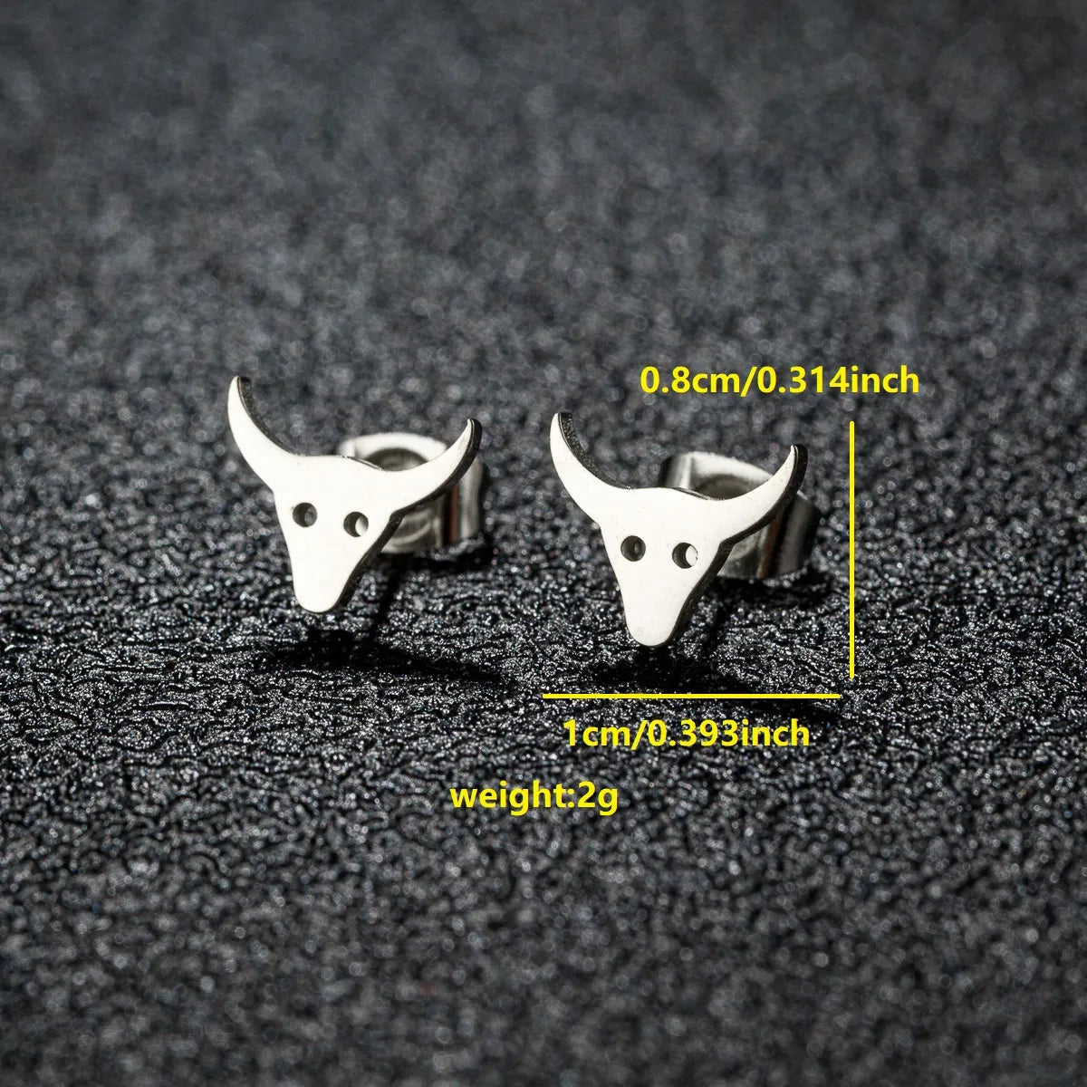 1 Pair Luxurious Sweet Artistic Animal Plating 304 Stainless Steel 18K Gold Plated Ear Studs