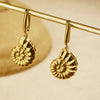 1 Pair Marine Style Simple Style Starfish Snails Shell Plating 304 Stainless Steel 18K Gold Plated Drop Earrings